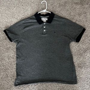 Youth XL Penguin button up, black and gray.